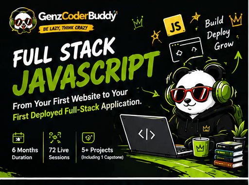 Full Stack JavaScript course artwork