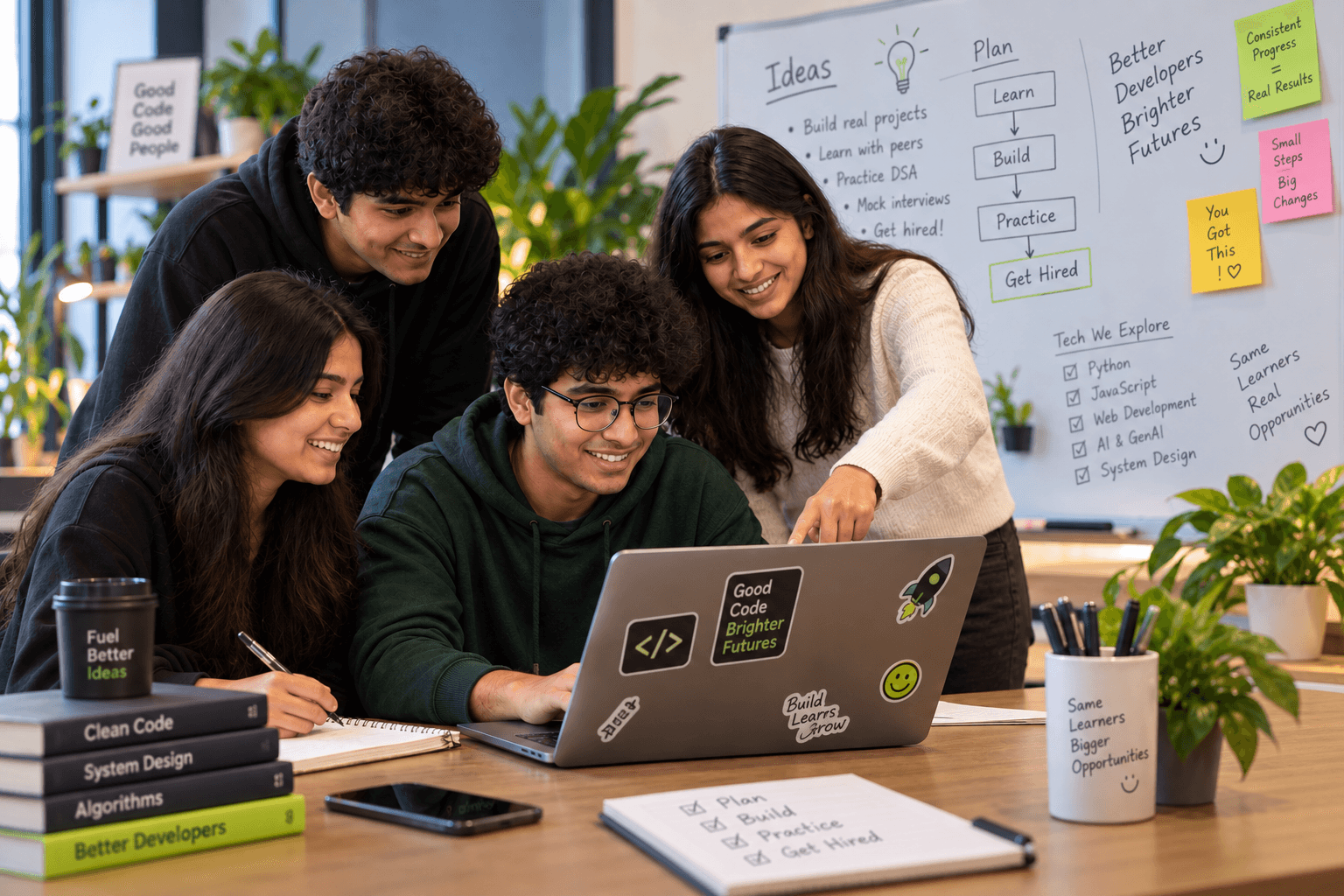 GenZCoderBuddy learners during the Go Advanced stage