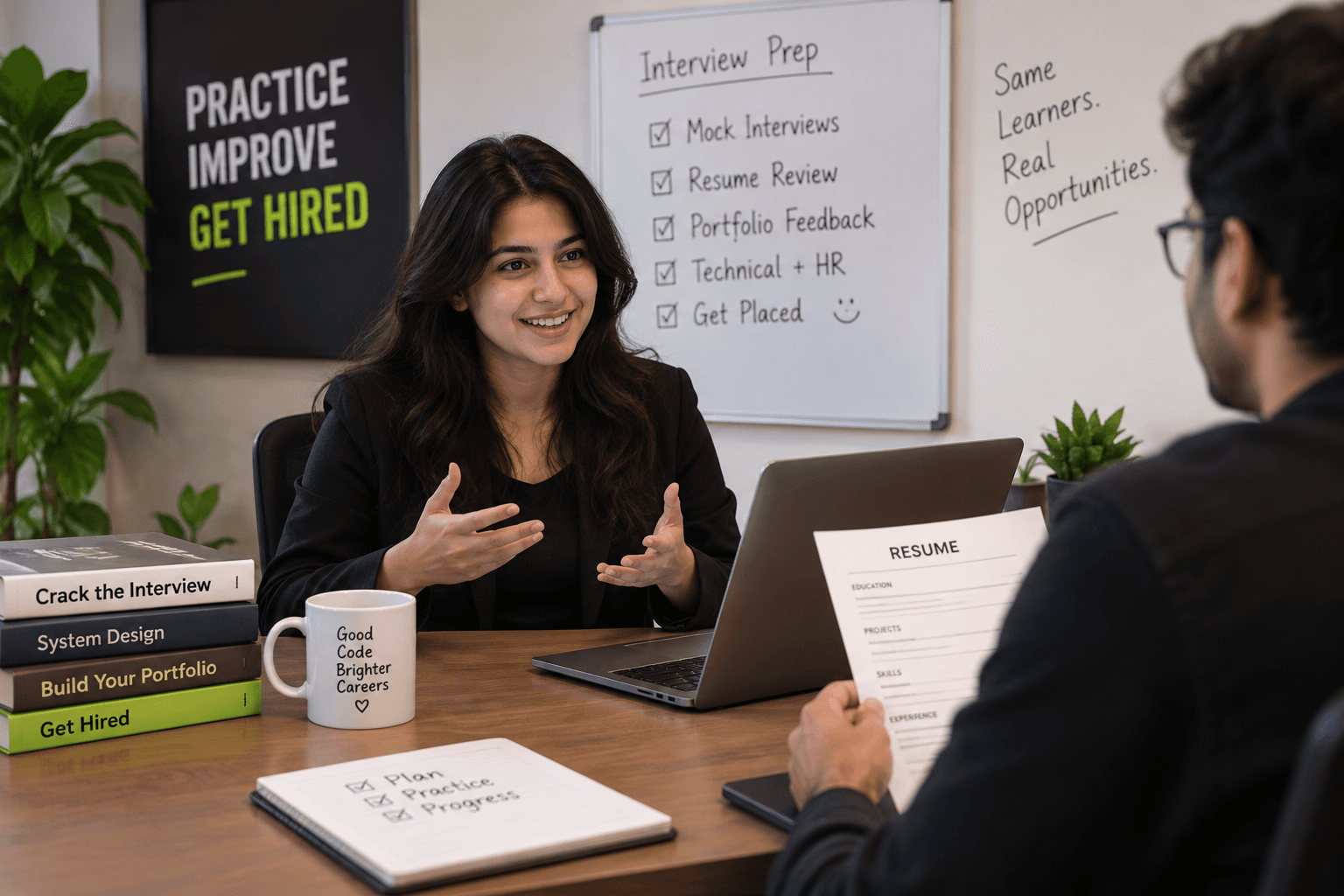 GenZCoderBuddy learners during the Get Hired stage